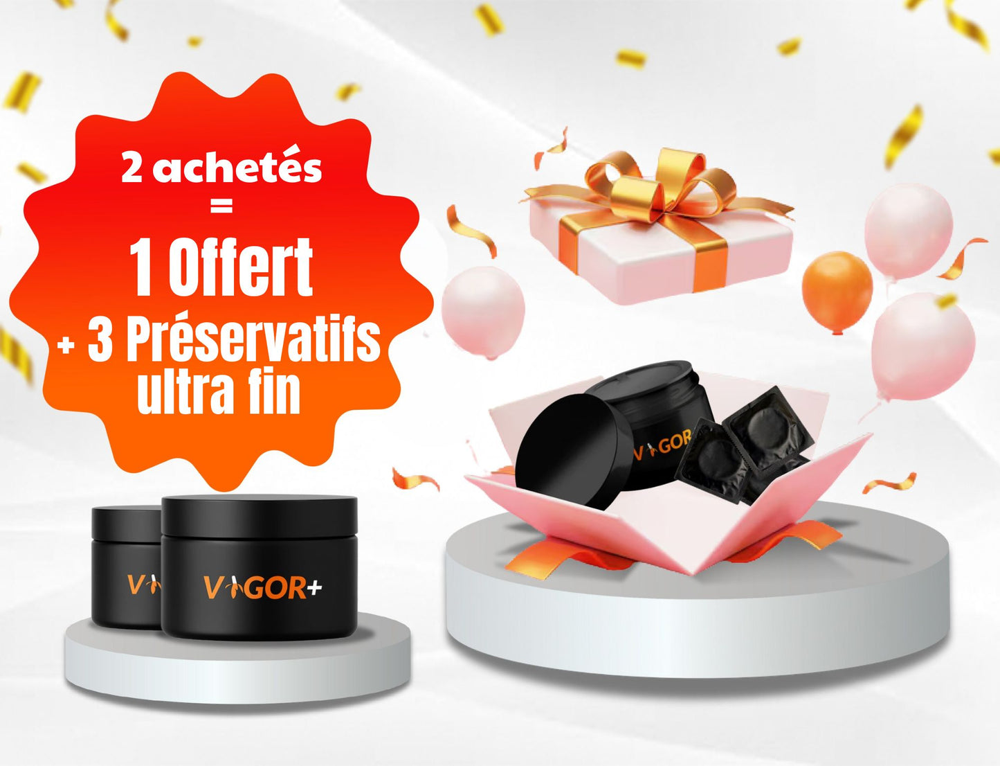 Crème d'Endurance Vigor+ : Durez 4 fois plus longtemps Officiel ✅